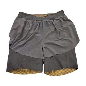 Lululemon Sense Knit Running Shorts Black Compression Stretch Women's 8